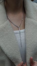 Y Kolye Gümüş - Görsel 5