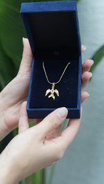 Serçe Kolye Gold - Görsel 5