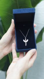 Koruyucu Melek Kolye Gümüş - Görsel 4