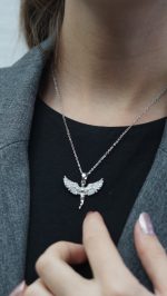 Peri Kolye Gümüş - Görsel 7