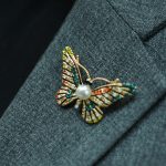 İnci Kelebeği Broş