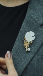 Zarif Yaprak Broş - Görsel 2