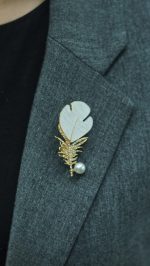 Zarif Yaprak Broş - Görsel 3