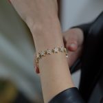 Taşlı Yıldız Bileklik Gold