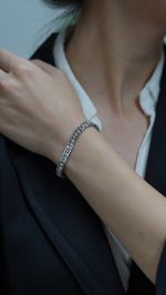 Tek Taş Detaylı Bileklik