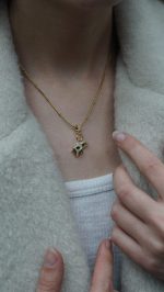 Hamsa Eli Kolye Gold