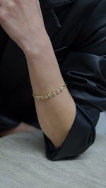 Kar Tanesi Bileklik Gold - Görsel 5