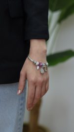 Mor Charm Bileklik
