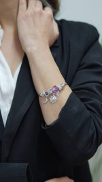 Mor Charm Bileklik - Görsel 2