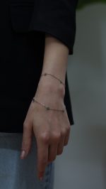 Yıldız İkili Bileklik Gümüş - Görsel 3