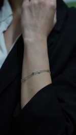 Yıldız İkili Bileklik Gümüş - Görsel 6