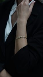 Kar Tanesi Bileklik Gold - Görsel 6