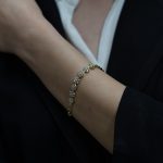 Kar Tanesi Bileklik Gold